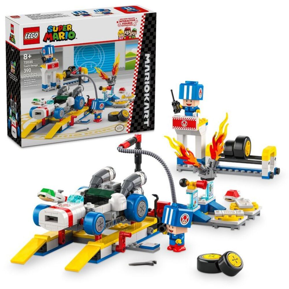 LEGO Super Mario Kart Toad's Garage Building Toy 72035